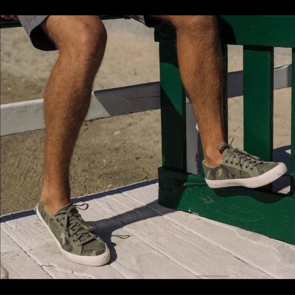 Seavees Monterey Sneaker Saltwash Herringbone Twill‎ / Camo / SZ 9